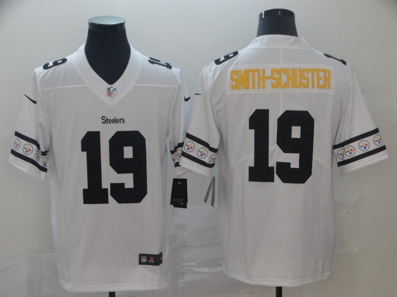 Men's Pittsburgh Steelers JuJu Smith-Schuster #19 White Player Game Jersey1 football jersey product view 1