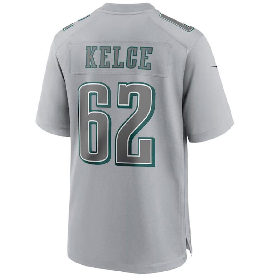 P.Eagles #62 Jason Kelce Gray Stitched Player Game Football Jerseys football jersey product view 1