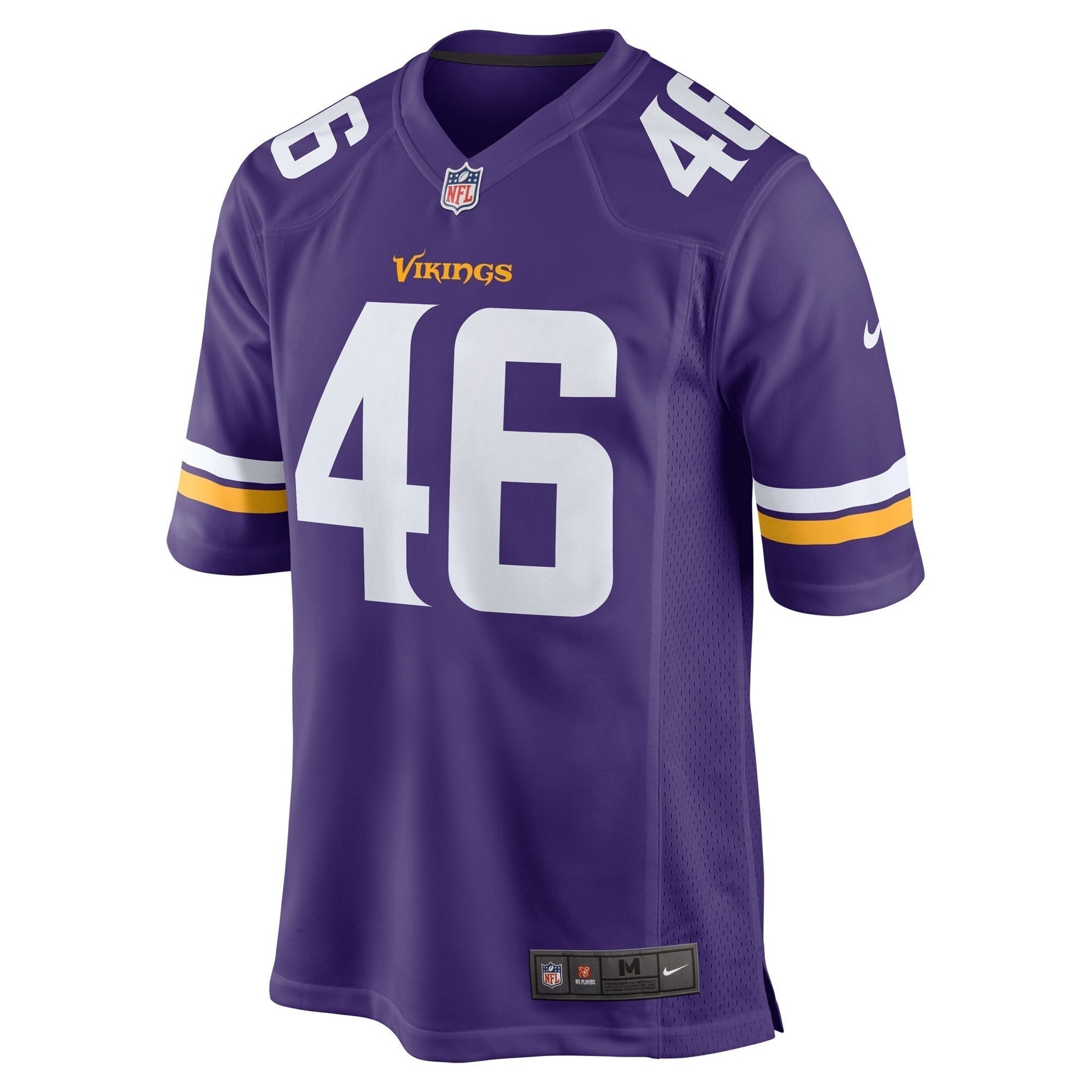 Will Reichard Minnesota Vikings Nike Game Jersey - Purple football jersey product view 2