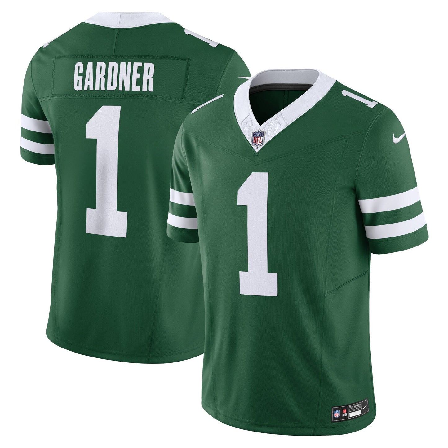 Ahmad Sauce Gardner New York Jets Nike Vapor F.U.S.E. Limited Jersey - Legacy Green football jersey product view 1