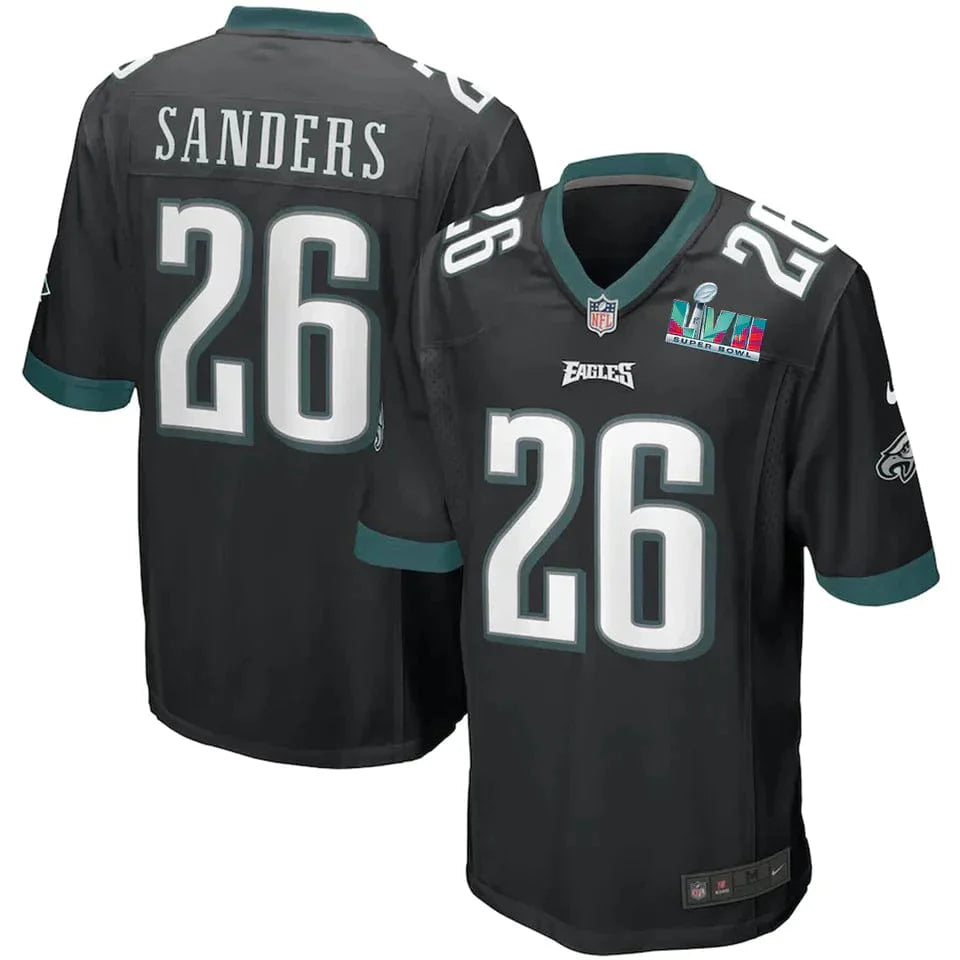 Saquon Barkley Philadelphia Eagles Super Bowl Jersey football jersey product view 1