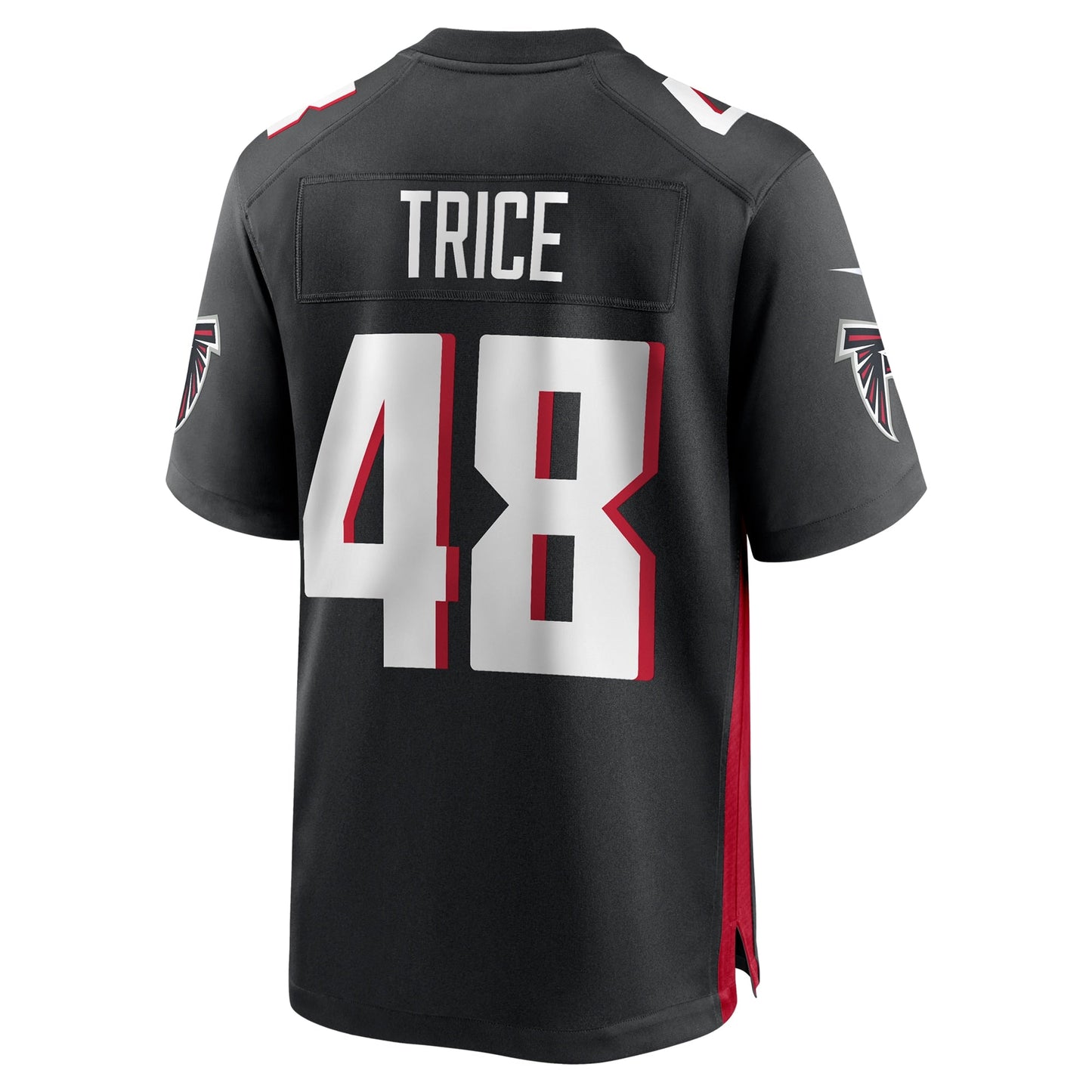 Bralen Trice Atlanta Falcons Nike Team Game Jersey - Black football jersey product view 3
