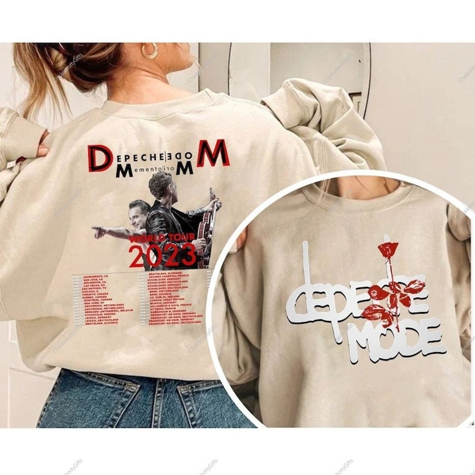 Depeche Mode Memento Mori World Tour 2023 - Adult & Kids T-Shirts, Sweatshirts & Hoodies apparel design preview 1