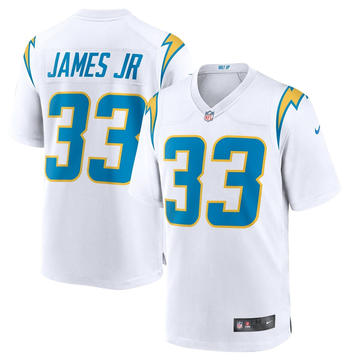 Derwin James Los Angeles Chargers Nike Game Jersey - White football jersey product view 1
