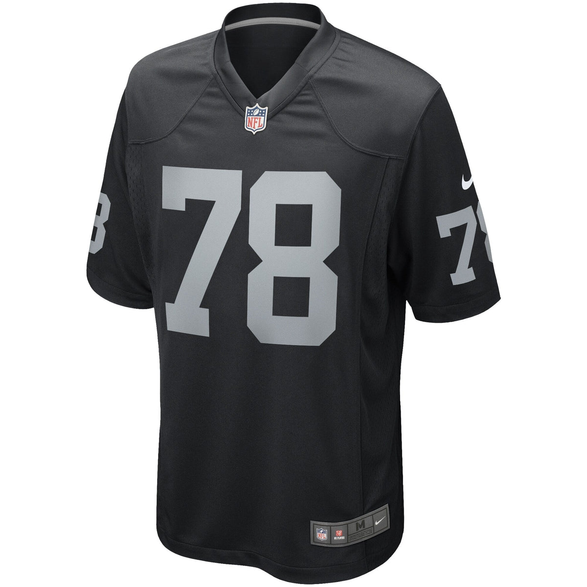 Art Shell Las Vegas Raiders Nike Game Retired Jersey - Black football jersey product view 2