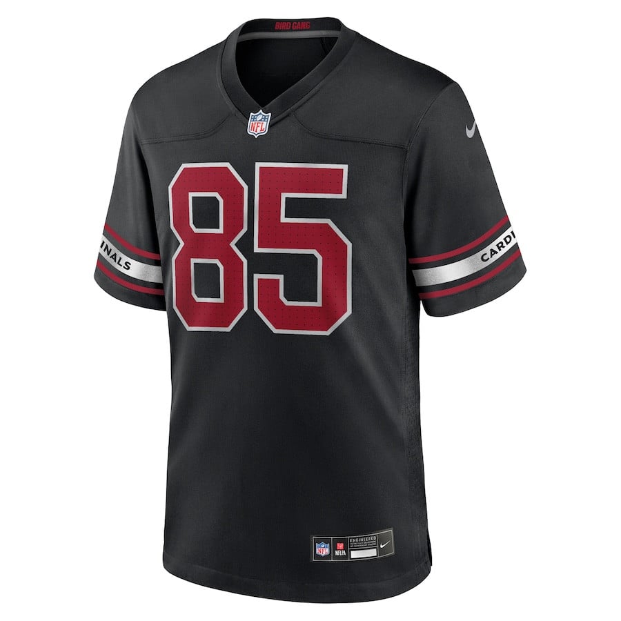 Trey McBride #85 Arizona Cardinals Game Jersey - Black - Men's - National Football League 2024 football jersey product view 2