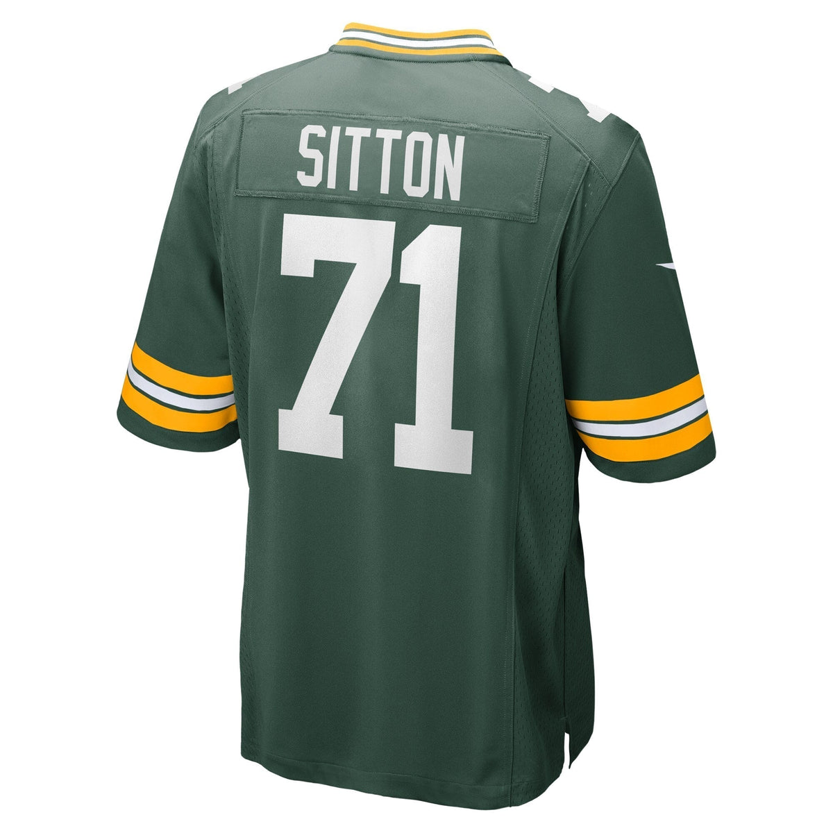 Josh Sitton Green Bay Packers Nike Retired Game Jersey - Green football jersey product view 3