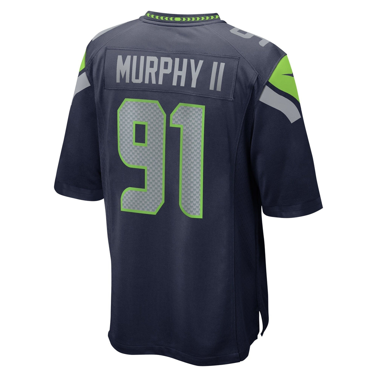 Byron Murphy II Seattle Seahawks Nike Game Jersey - College Navy football jersey product view 3