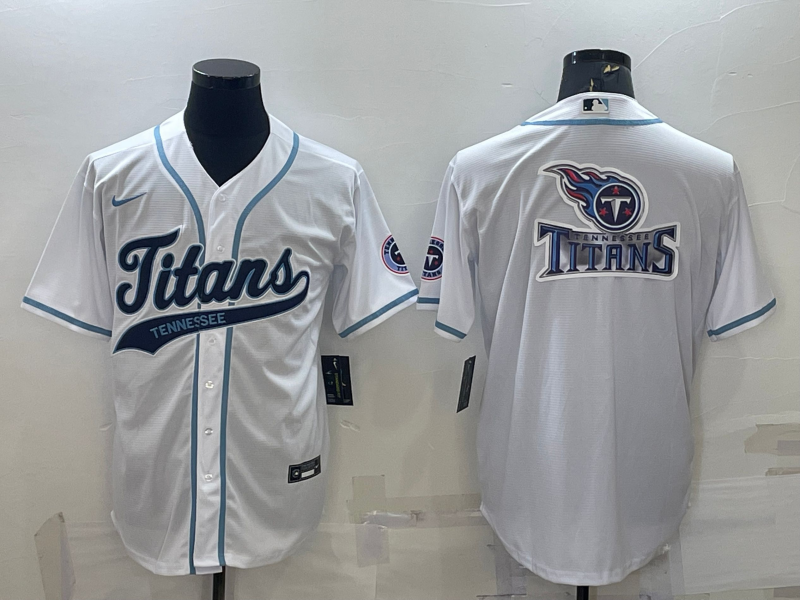 Men's Tennessee Titans White Fashion Jersey1 football jersey product view 1