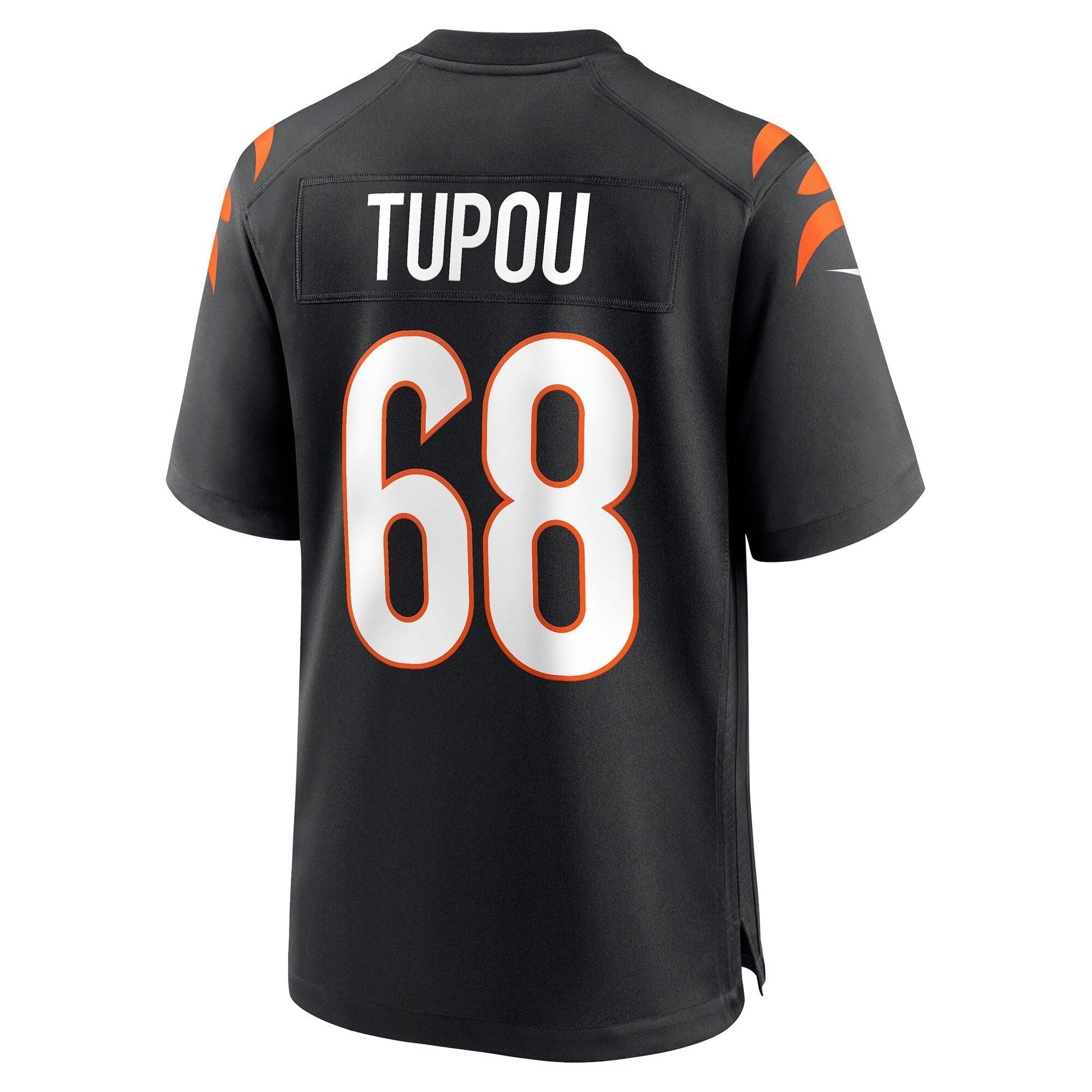 Josh Tupou Cincinnati Bengals Nike Game Jersey - Black football jersey product view 3