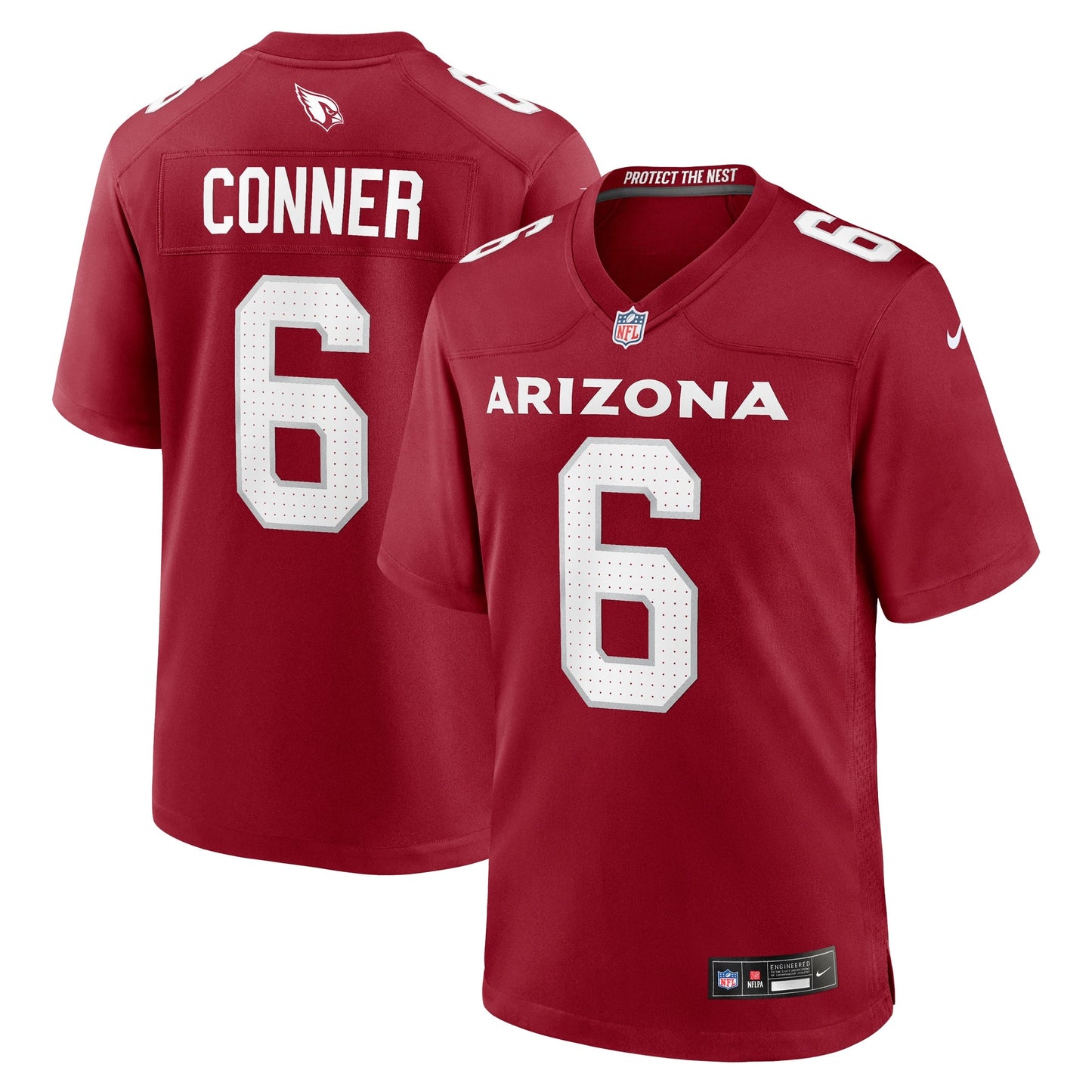 James Conner Arizona Cardinals Nike Home Game Jersey - Cardinal football jersey product view 1