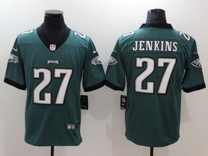 Men's Philadelphia Eagles Malcom Jenkins #27 Midnight Green Game Jersey1 football jersey product view 1