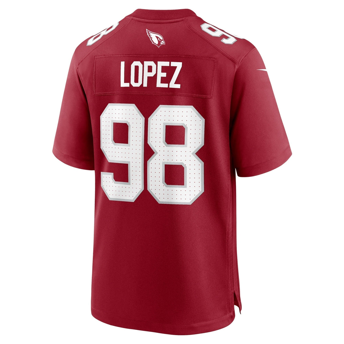 Roy Lopez Arizona Cardinals Nike Team Game Jersey - Cardinal football jersey product view 3