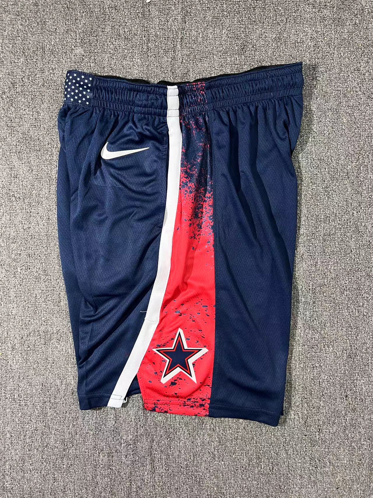 24 Olympics USA Team Dark Blue Shorts Fan Edition sports jersey product view 2