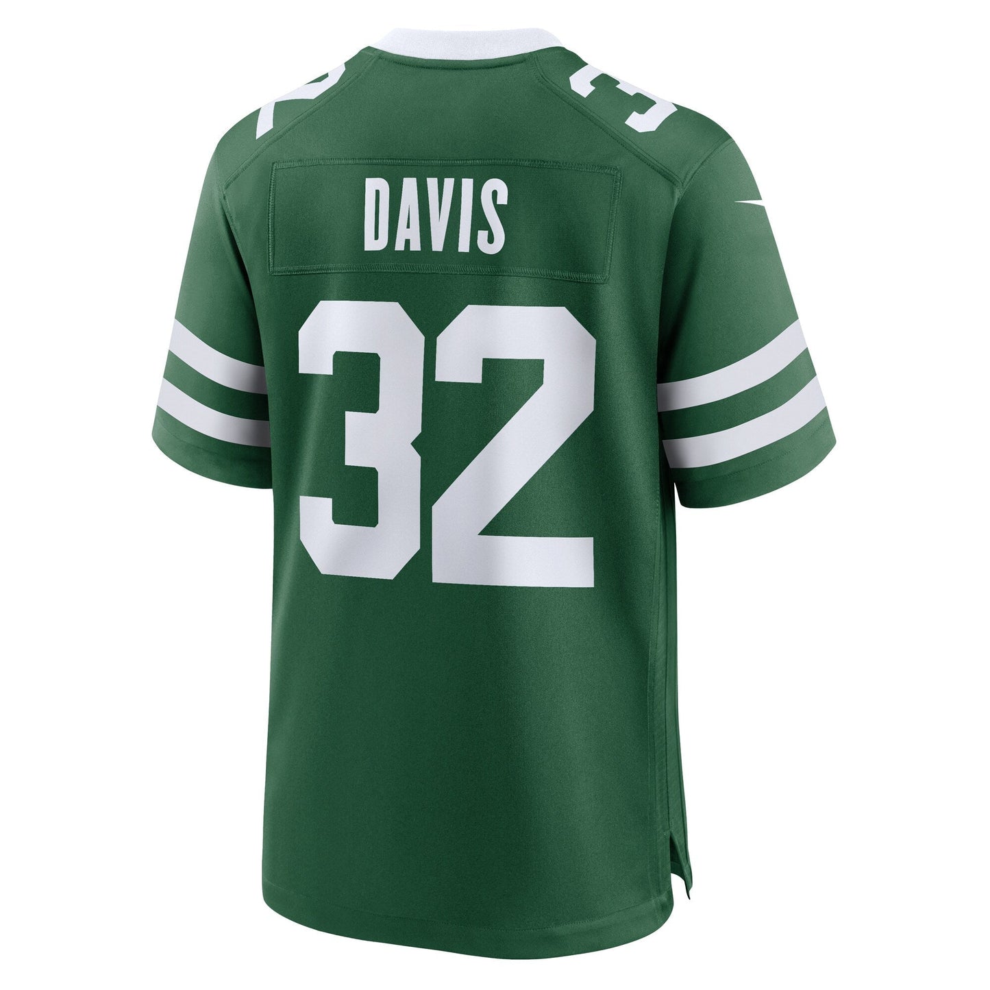 Isaiah Davis New York Jets Nike Team Game Jersey - Legacy Green football jersey product view 3