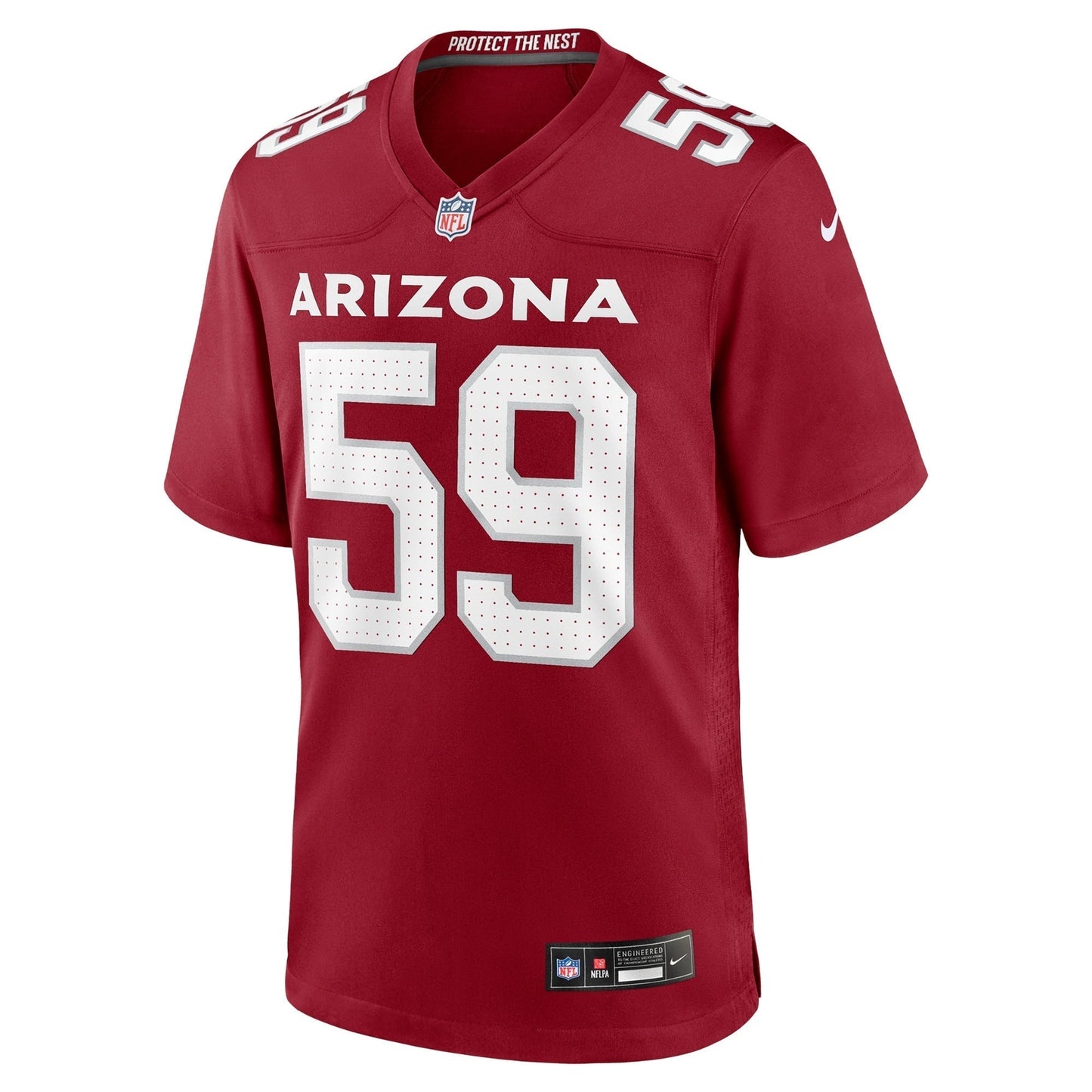 Jon Gaines II Arizona Cardinals Nike Team Game Jersey - Cardinal football jersey product view 2
