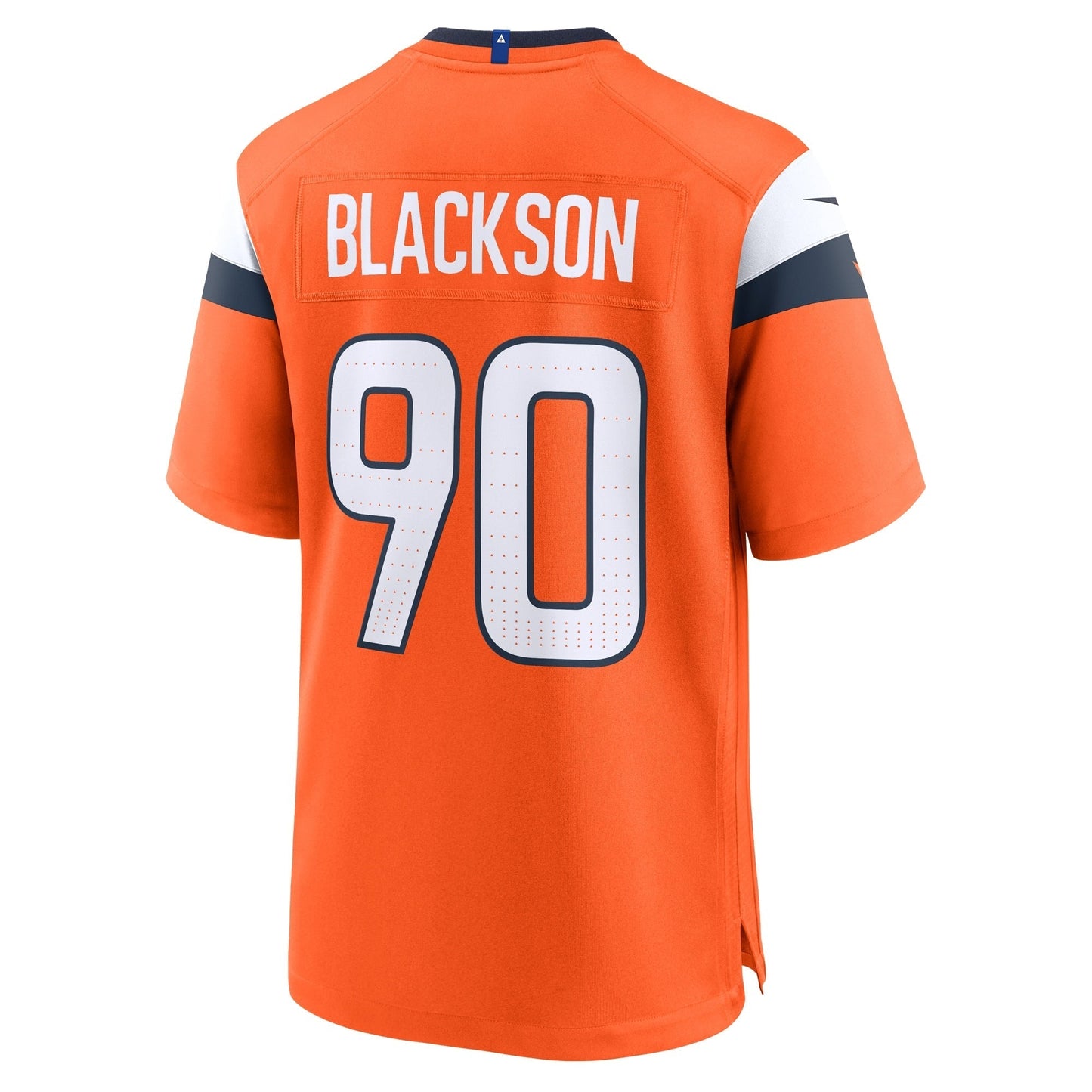 Angelo Blackson Denver Broncos Nike Game Jersey - Orange football jersey product view 3