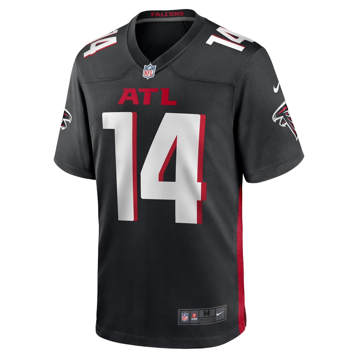 Rondale Moore Atlanta Falcons Nike Team Game Jersey - Black football jersey product view 2