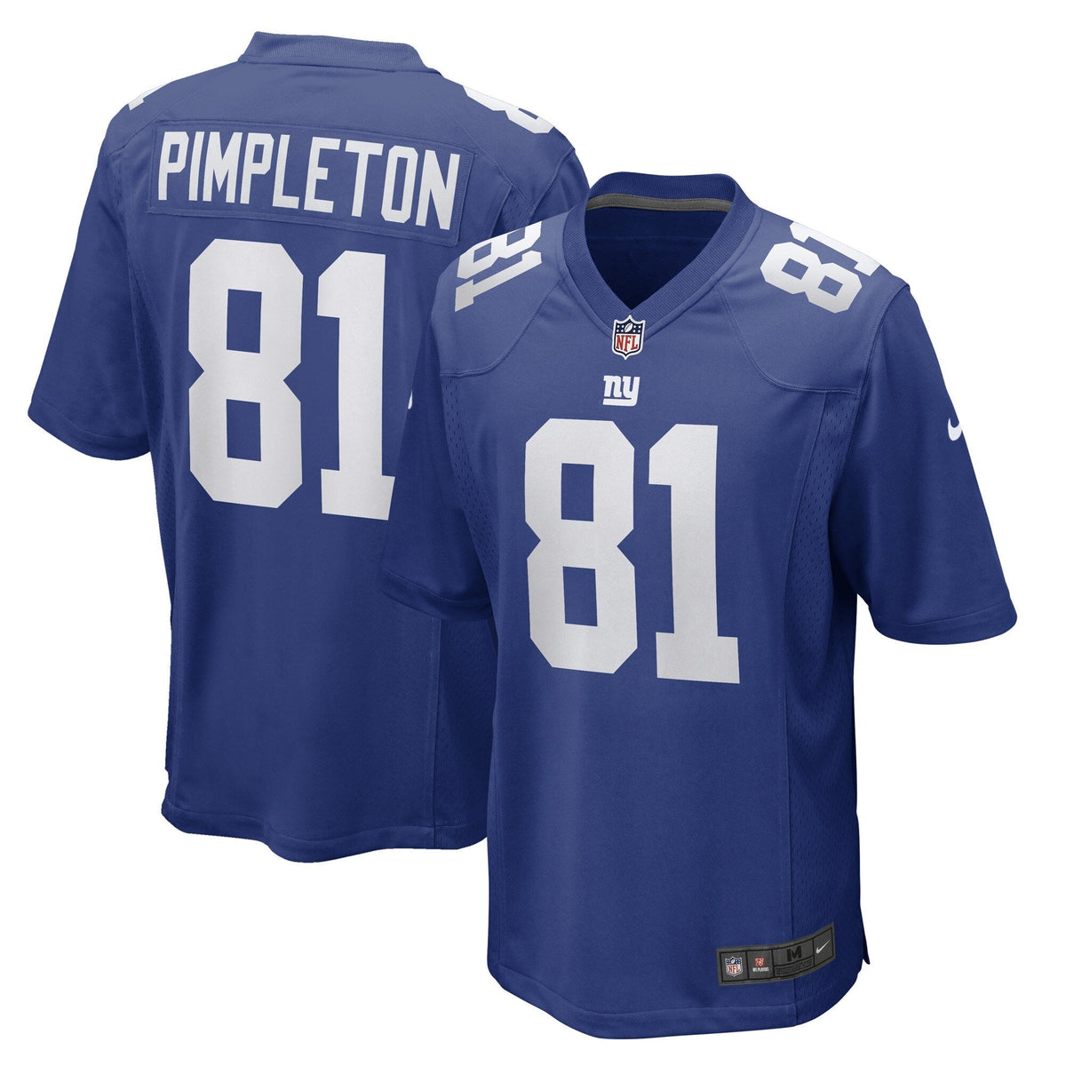 Kalil Pimpleton New York Giants Nike Game Jersey - Royal football jersey product view 1