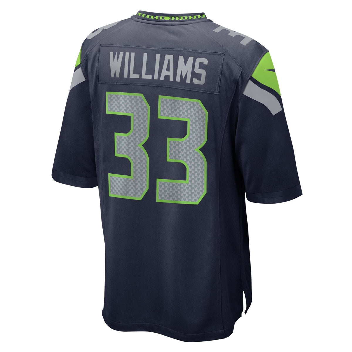 Dee Williams Seattle Seahawks Nike Game Jersey - College Navy football jersey product view 3