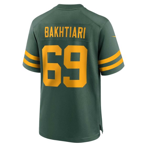 GB.Packers #69 David Bakhtiari Player 50s Green Classic Game Stitched American Football Jerseys football jersey product view 1