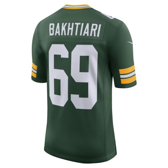 GB.Packers #69 David Bakhtiari Player Green Home Limited Stitched American Football Jerseys football jersey product view 1