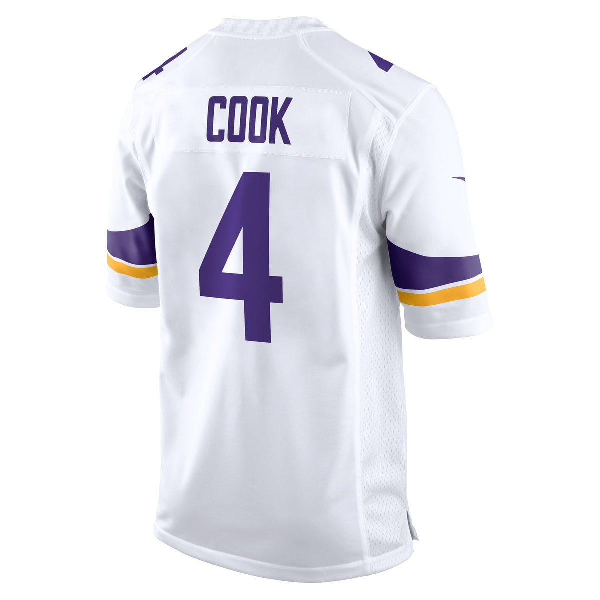 Dalvin Cook Minnesota Vikings Nike Game Jersey - White football jersey product view 3