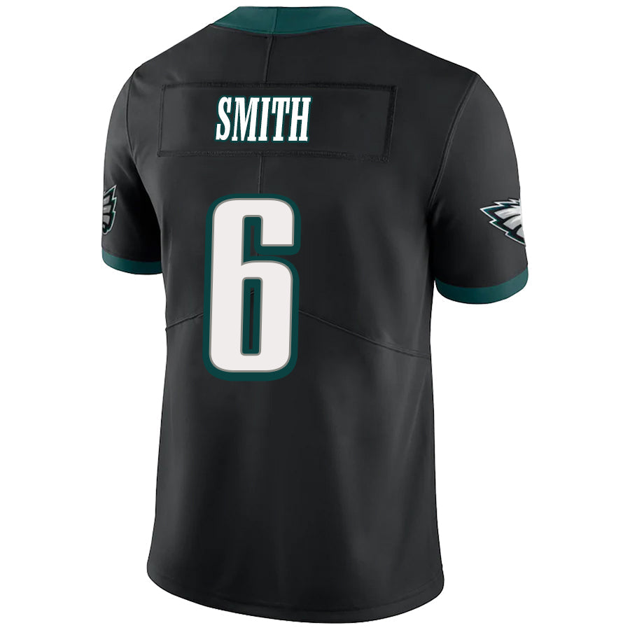 P.Eagles #6 DeVonta Smith Black Stitched Player Vapor Elite Football Jerseys football jersey product view 1