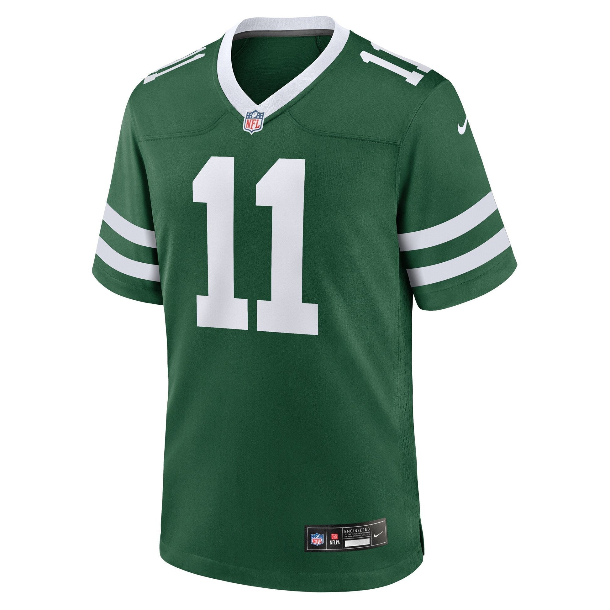 Jermaine Johnson II New York Jets Nike Team Game Jersey - Legacy Green football jersey product view 2