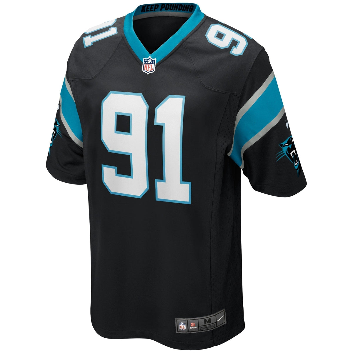 Kevin Greene Carolina Panthers Nike Game Retired Jersey - Black football jersey product view 2