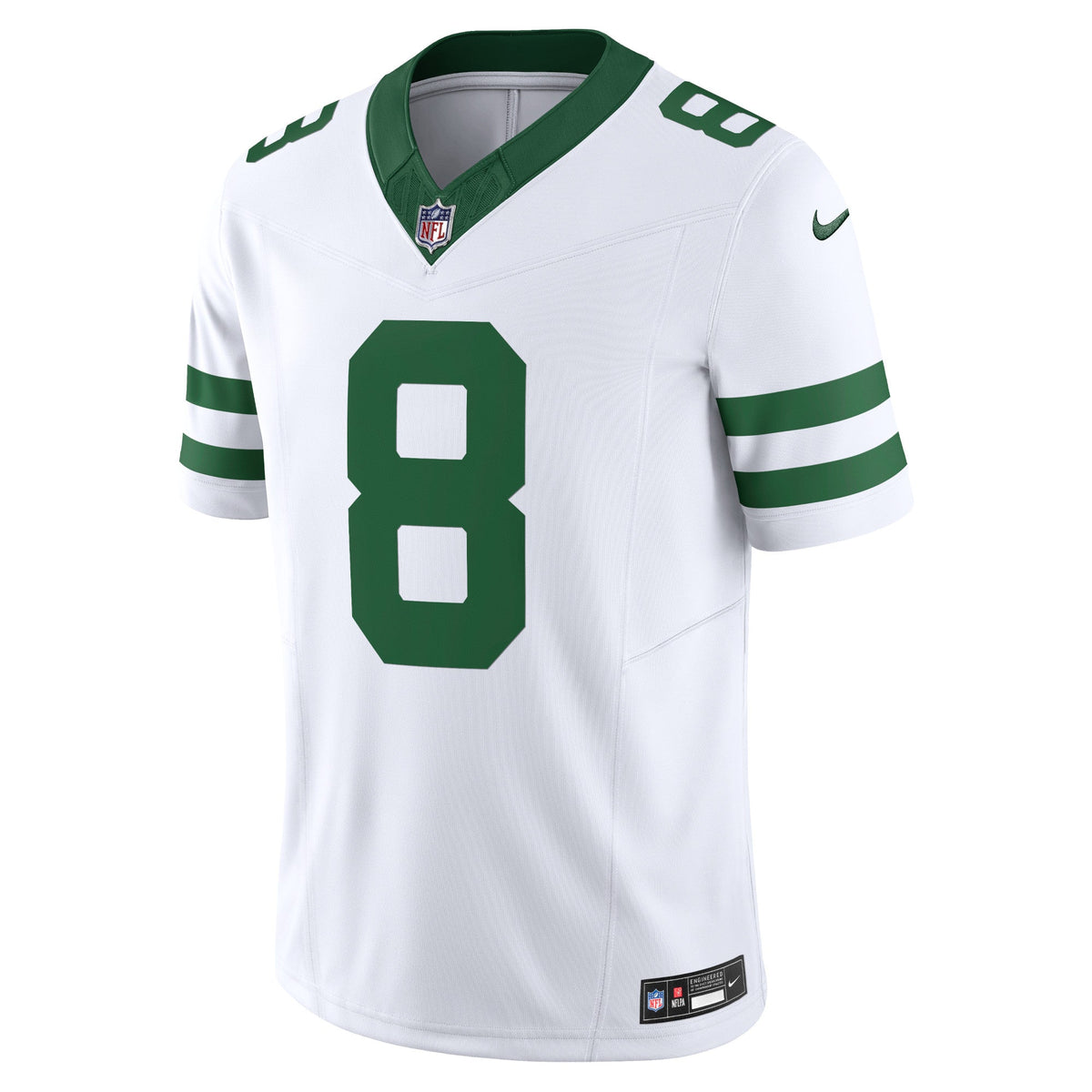 Aaron Rodgers New York Jets Nike Vapor F.U.S.E. Limited Jersey - Legacy White football jersey product view 2