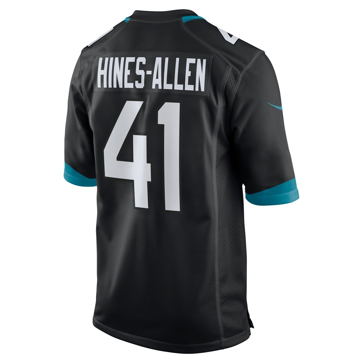 Josh Hines-Allen Jacksonville Jaguars Nike Alternate Game Jersey - Black football jersey product view 3
