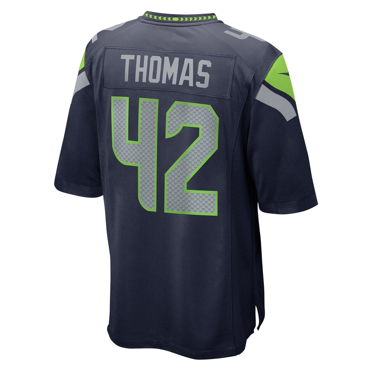 Drake Thomas Seattle Seahawks Nike Game Jersey - College Navy football jersey product view 3