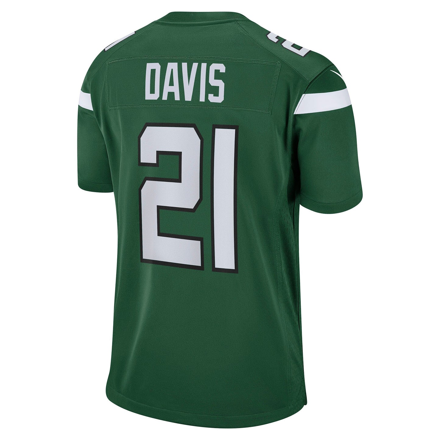 Ashtyn Davis New York Jets Nike Game Jersey - Gotham Green football jersey product view 3
