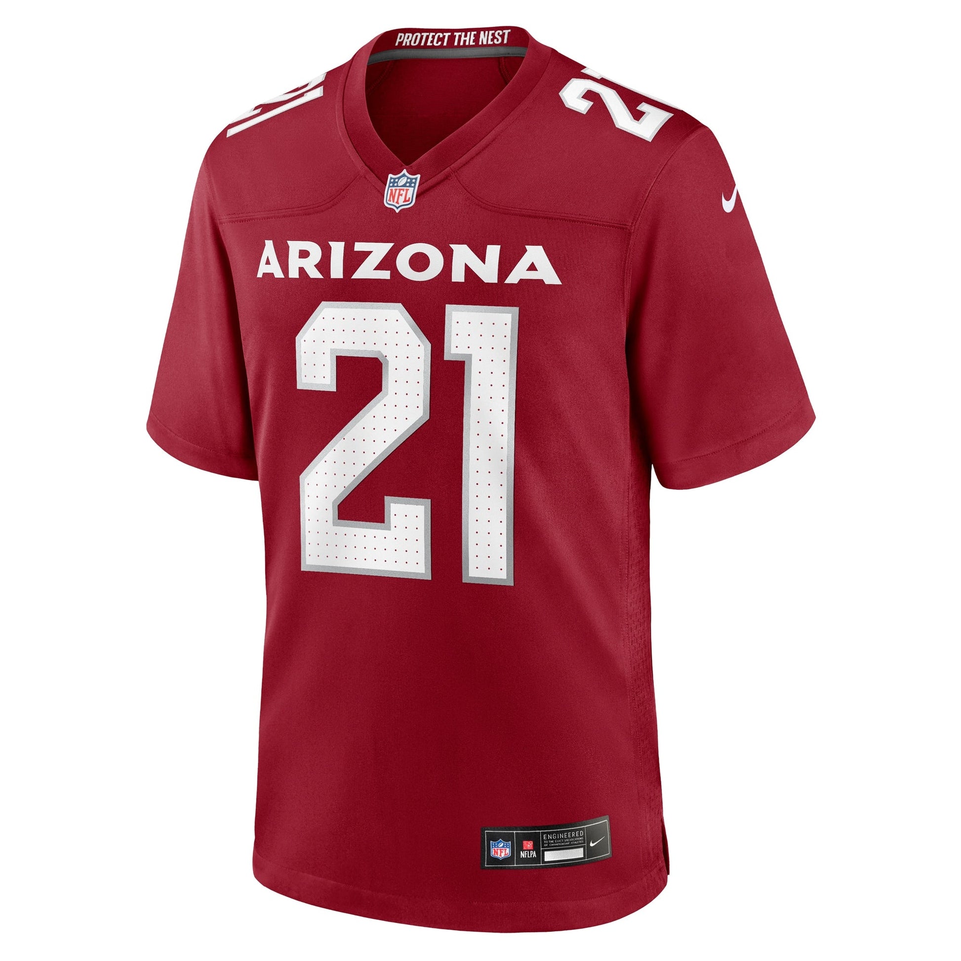 Garrett Williams Arizona Cardinals Nike Game Jersey - Cardinal football jersey product view 2