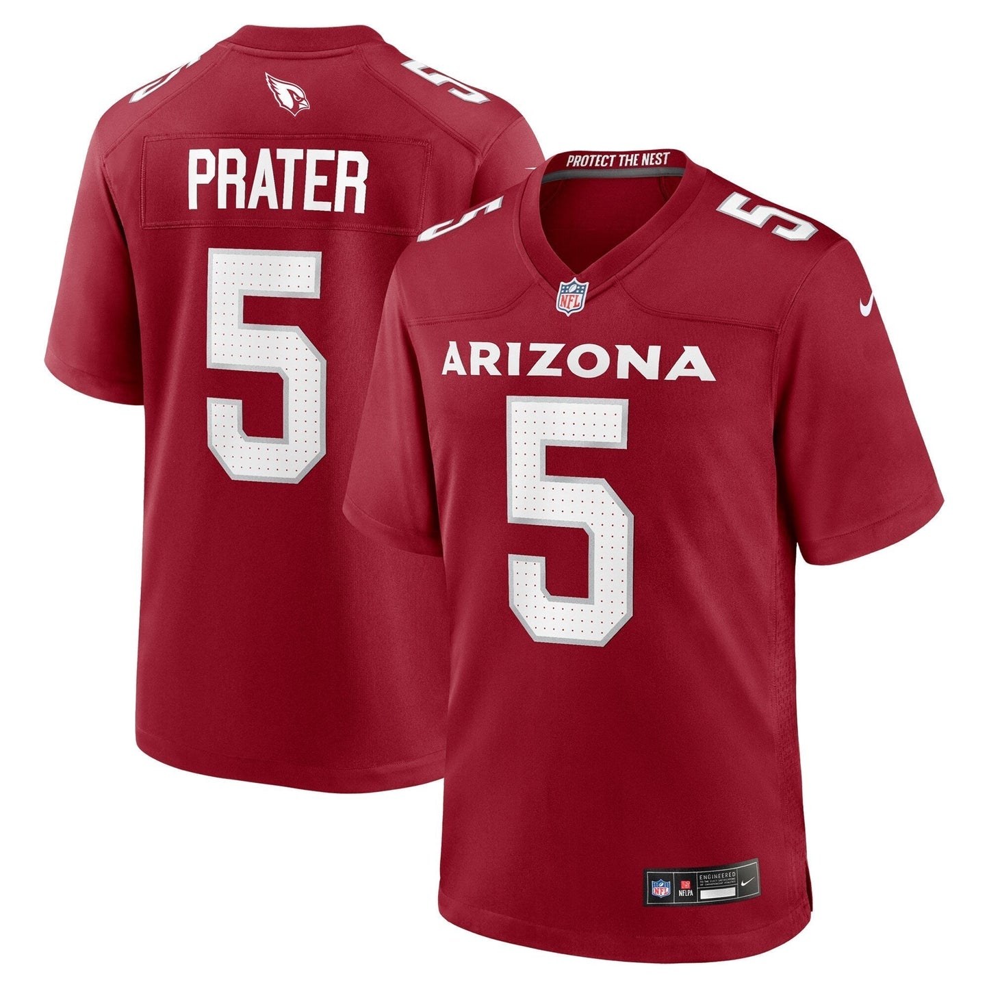 Matt Prater Arizona Cardinals Nike Team Game Jersey - Cardinal football jersey product view 1