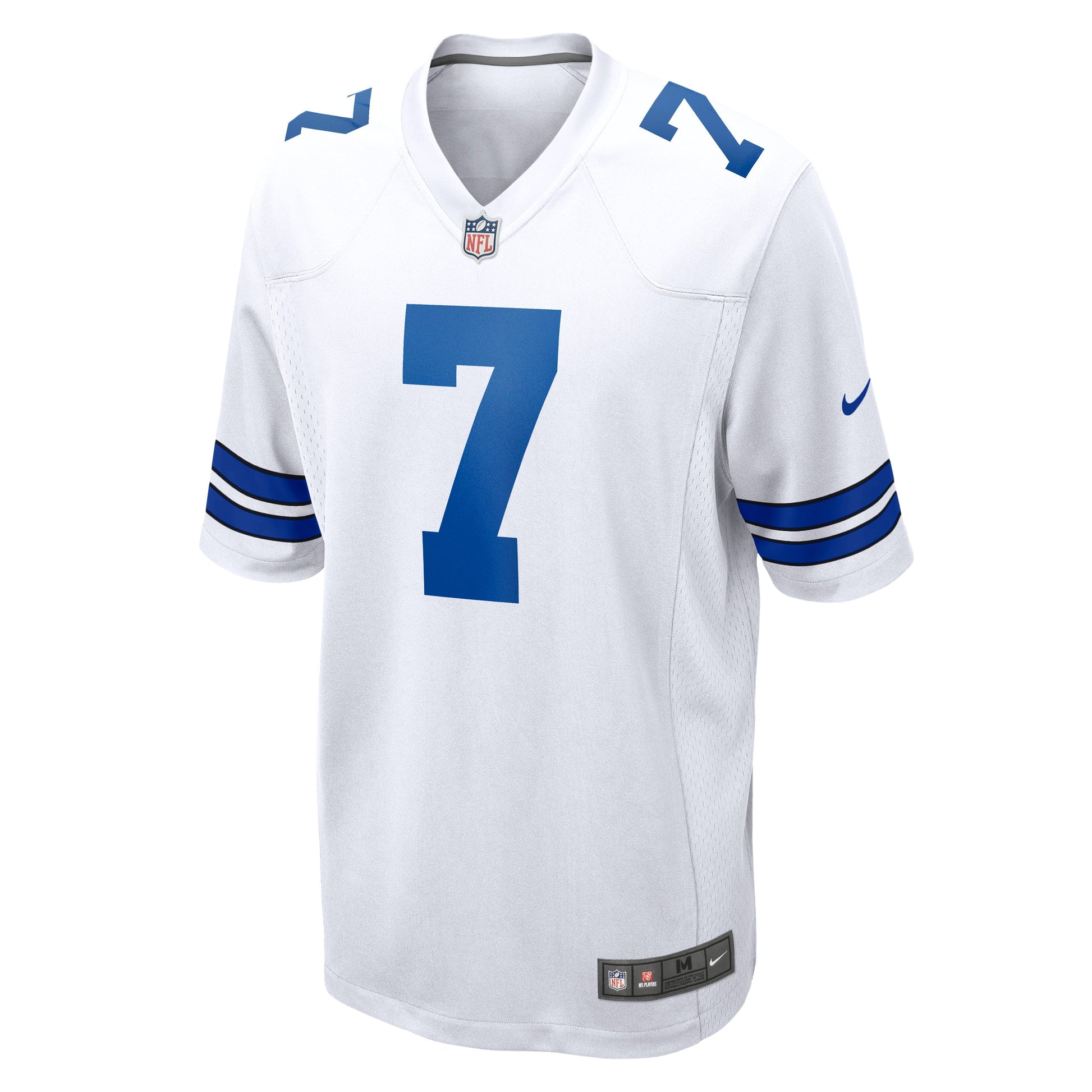 Trevon Diggs Dallas Cowboys Nike Game Jersey - White football jersey product view 2