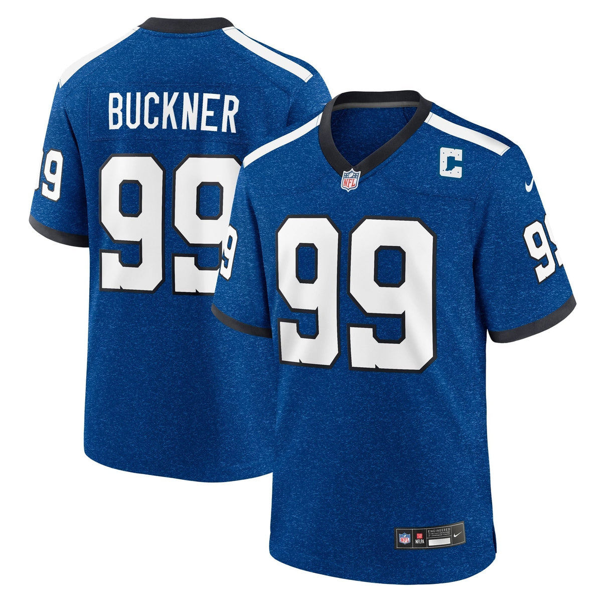 DeForest Buckner Indianapolis Colts Nike Indiana Nights Alternate Game Jersey - Royal football jersey product view 1