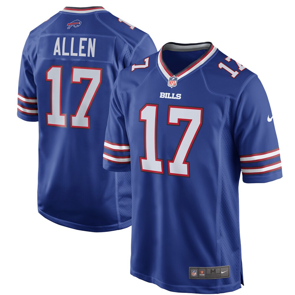Josh Allen Buffalo Bills Nike Game Jersey - Royal football jersey product view 1