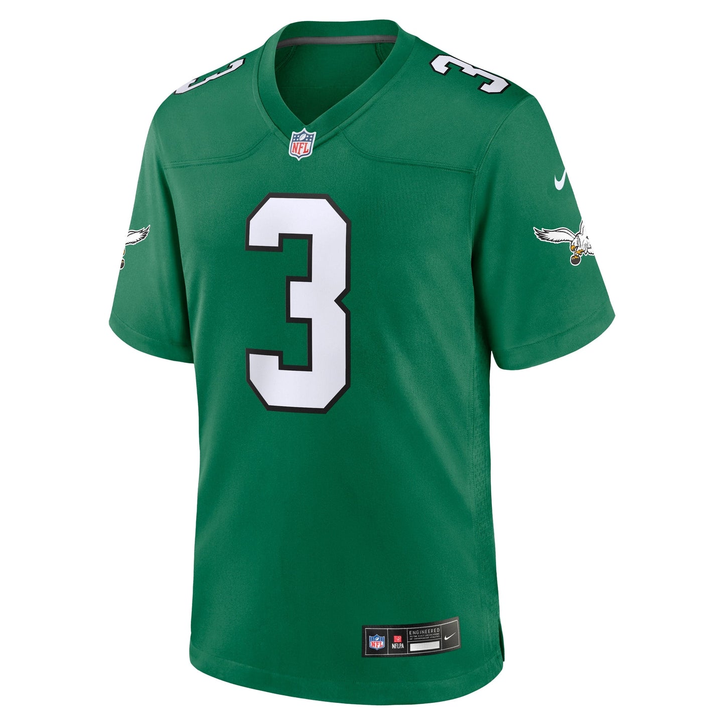 Nolan Smith Philadelphia Eagles Nike Alternate Game Jersey - Kelly Green football jersey product view 2