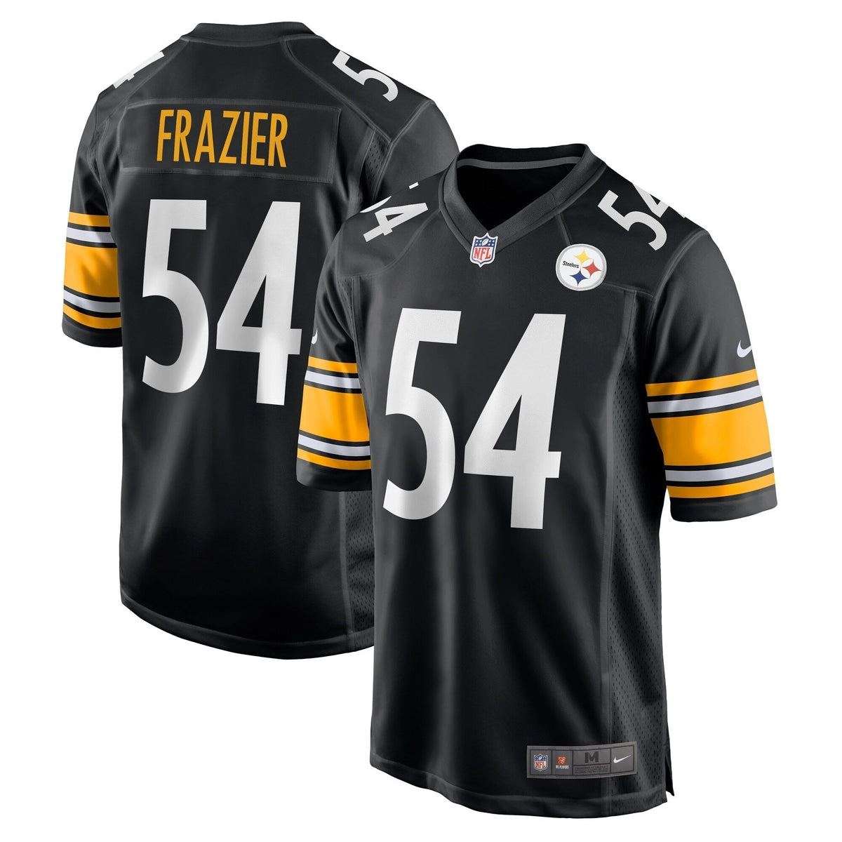 Zach Frazier Pittsburgh Steelers Nike Game Jersey - Black football jersey product view 1