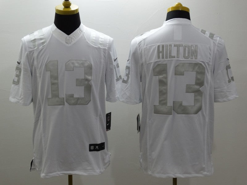 Men's Indianapolis Colts T.Y. Hilton #13 White Game Jersey1 football jersey product view 1