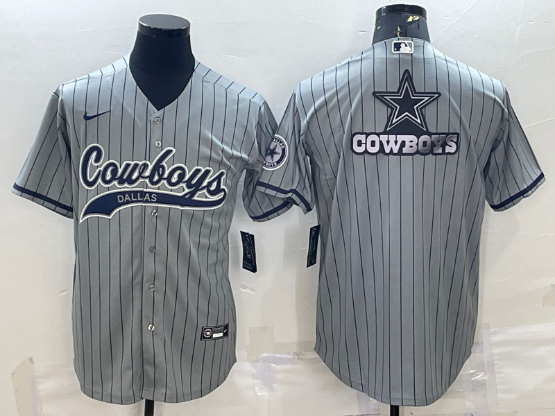 Men's Dallas Cowboys Gray Game Player Jersey1 football jersey product view 1