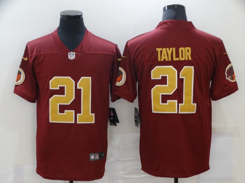 Men's Washington Commanders Sean Taylor #21 Red Game Player Jersey1 football jersey product view 1