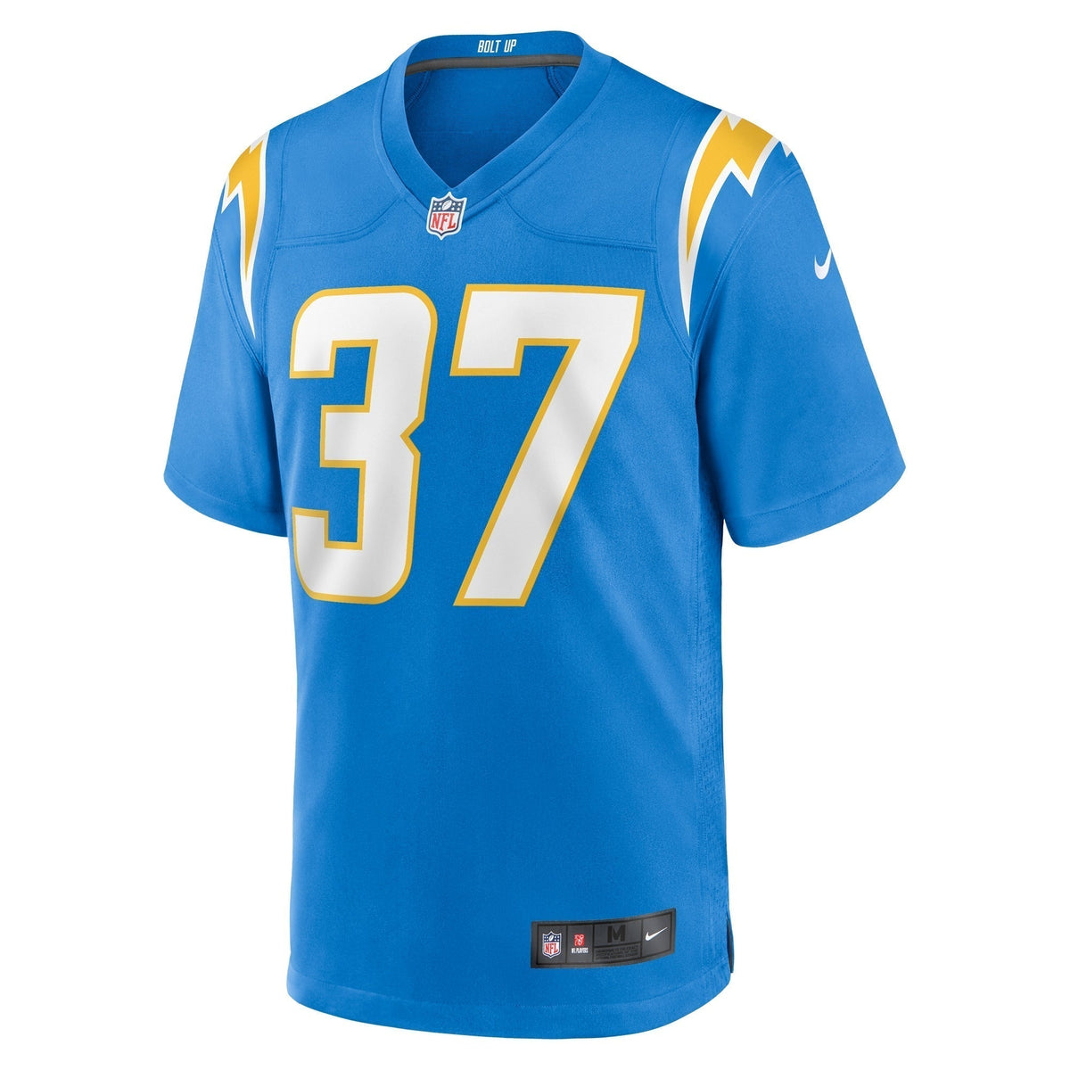 Jaylinn Hawkins Los Angeles Chargers Nike Game Jersey - Powder Blue football jersey product view 2