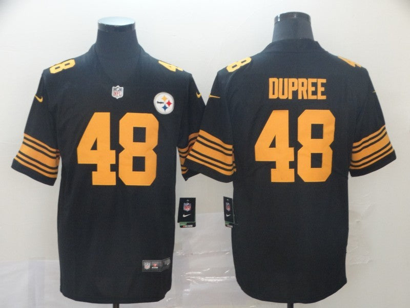 Men's Pittsburgh Steelers Bud Dupree #48 Black Alternate Legend Jersey1 football jersey product view 1