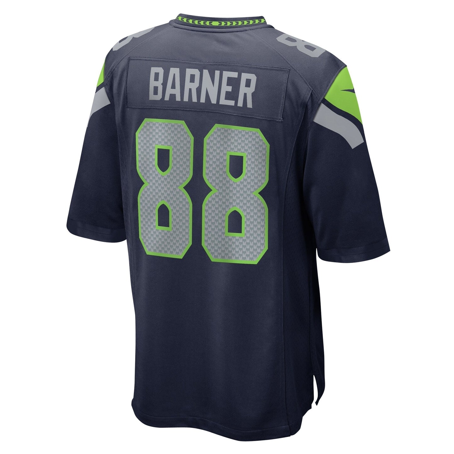 A.J. Barner Seattle Seahawks Nike Game Jersey - College Navy football jersey product view 3