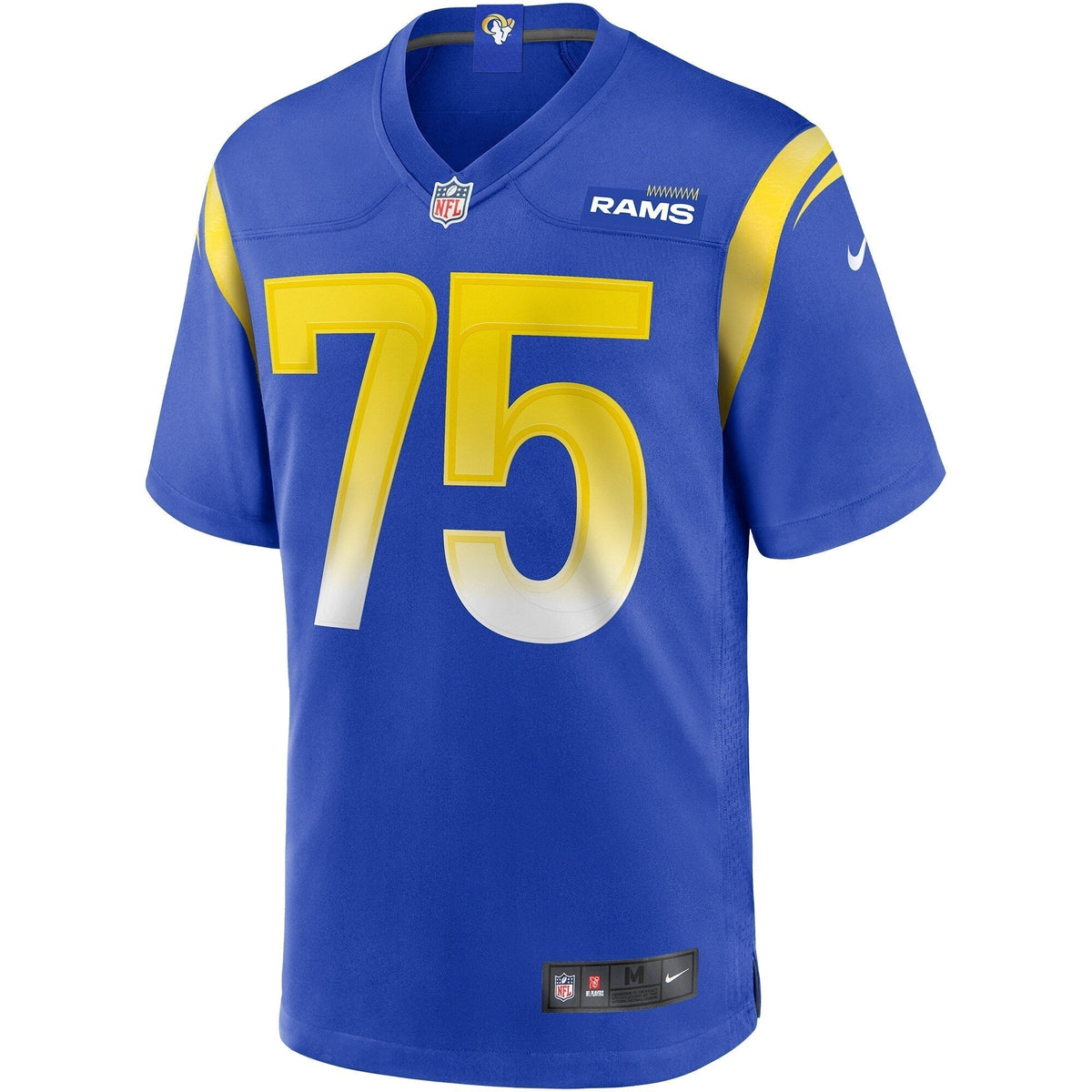 Deacon Jones Los Angeles Rams Nike Game Retired Jersey - Royal football jersey product view 2