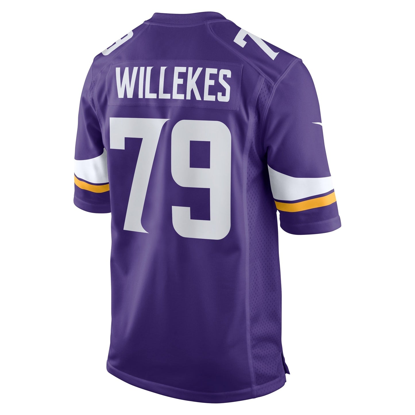 Kenny Willekes Minnesota Vikings Nike Game Jersey - Purple football jersey product view 3