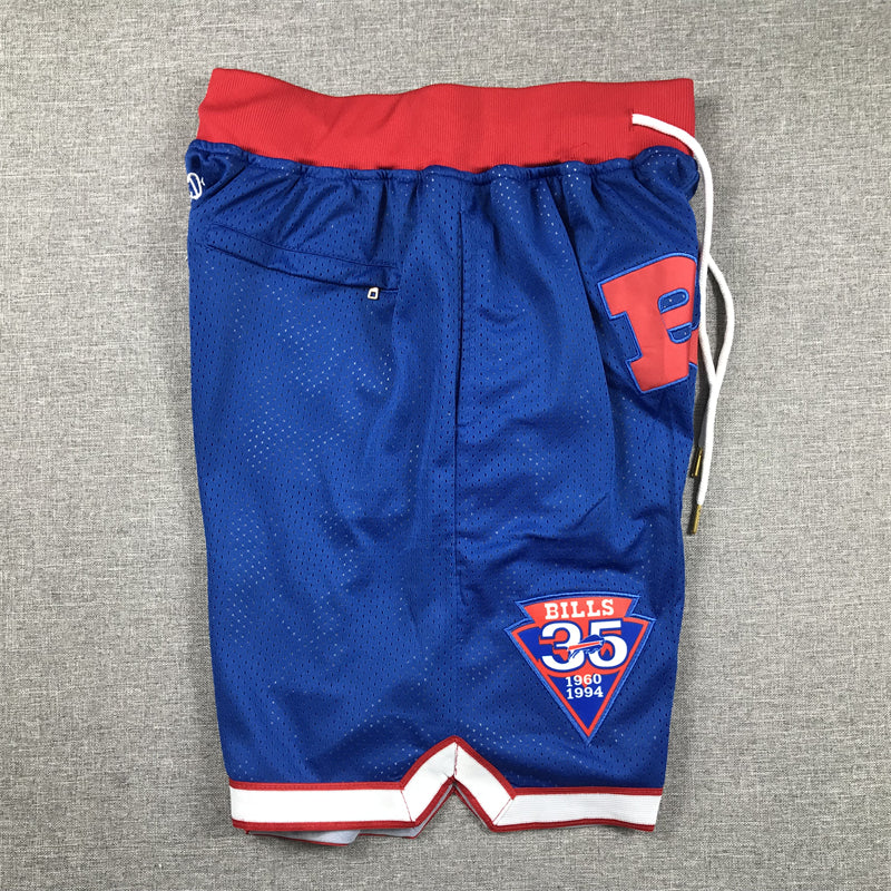 Men's Buffalo Bills Royal Pocket Shorts1 football jersey product view 3